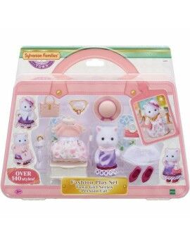 Figuras Articuladas Sylvanian Families The Fashion Suitcase And Big Sister Persian Cat