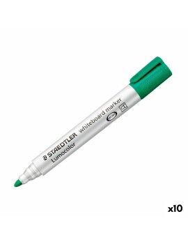 Marcador para Quadro Staedtler Lumocolor Ardósia branca 8 Peças Verde (10 Unidades)