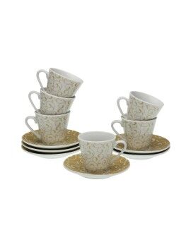 Conjunto de 6 Chávenas com Prato Versa Serpentine Porcelana