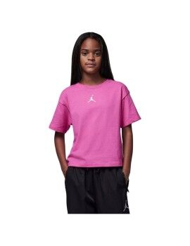 Camisola de Manga Curta Infantil Nike JDG JORDAN ESSENTIALS 45A770 P5D Cor de Rosa