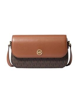 Mala a Tiracolo Michael Kors 35F4GTVC1B-BROWN Castanho 21 x 14 x 4,5 cm