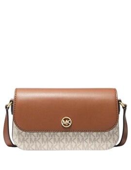 Mala a Tiracolo Michael Kors 35F4GTVC1B-VANILLA Bege 21 x 14 x 4,5 cm