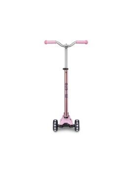 Patinete Scooter Micro Maxi Micro Deluxe Pro LED Cor de Rosa