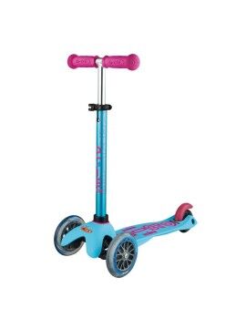 Patinete Scooter Micro Mini Deluxe Cor de Rosa Turquesa