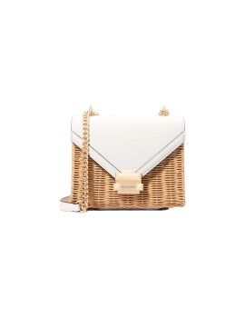 Mala a Tiracolo Michael Kors WHITNEY Branco 21 x 18 x 7 cm