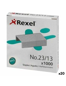 Grampos Rexel 1000 Peças 23/13 (20 Unidades)