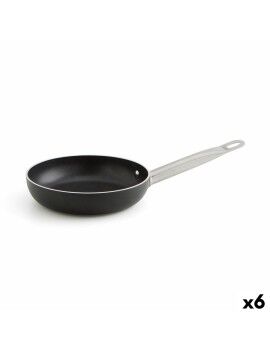 Frigideira Quid Pro Chef Preto Metal Aço Ø 24 cm (6 Unidades)