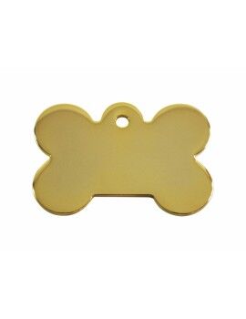 Placa identificativa Imarc Bone Amarelo Dourado