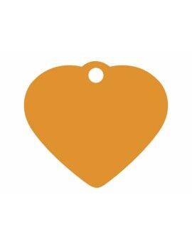 Placa identificativa Imarc Heart Naranja