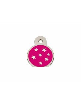 Placa identificativa Imarc PetScribe Passion Cor de Rosa Prateado