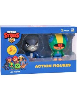 Conjunto de Figuras Brawl Stars BRW6015B 2 Peças