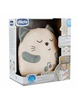 Peluche com Som Chicco Gato 20 x 17 x 10 cm Branco