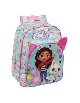 Mochila Escolar Gabby's Dollhouse Azul 32 X 38 X 12 cm