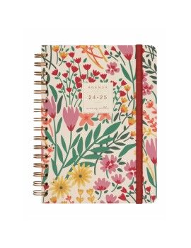 Agenda Finocam Moniquilla Garden Multicolor A5 15,5 x 21,2 cm 2024-2025