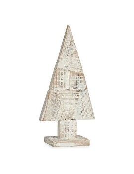 Árbol de Navidad 9 x 41,5 x 20 cm Natural Madera Blanco